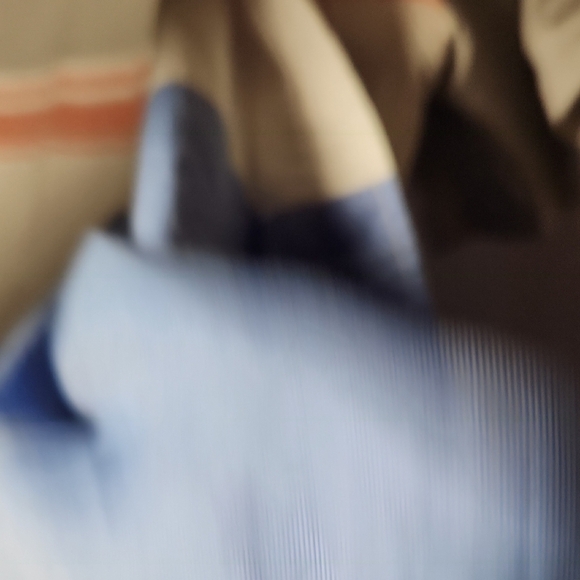 Aeropostale Gray and Blue Casual Button Down Shirt - Picture 4 of 5